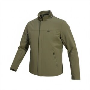VRST Men's‎ Medium Olive Green Jacket Four Way Stretch Anti Odor